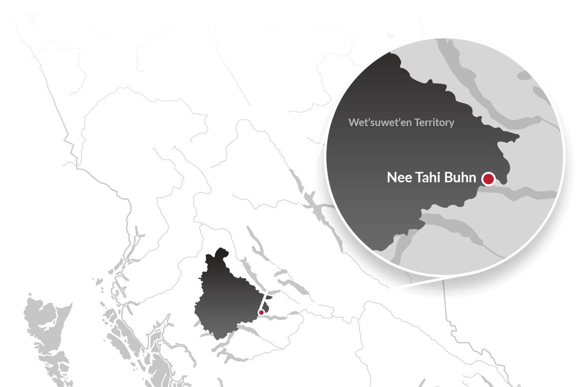 Nee Tahi Buhn Indian Band's Territory Map