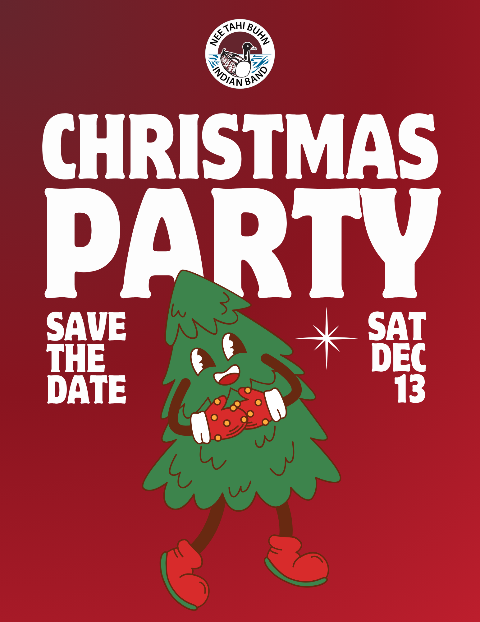 Nee Tahi Buhn 2025 Christmas Party save the date